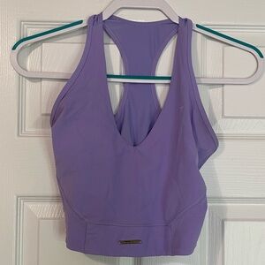 Purple Racerback Workout Top